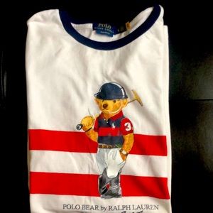 Used XL classic fit polo bear by Ralph Lauren tee